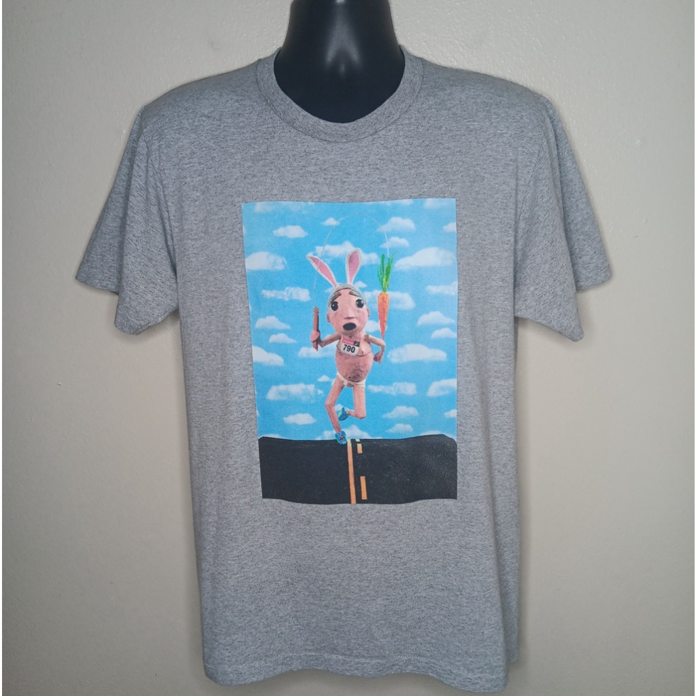 Supreme x Mike Hill Runner Tee Men’s Medium T-Shirt Gray USA Made